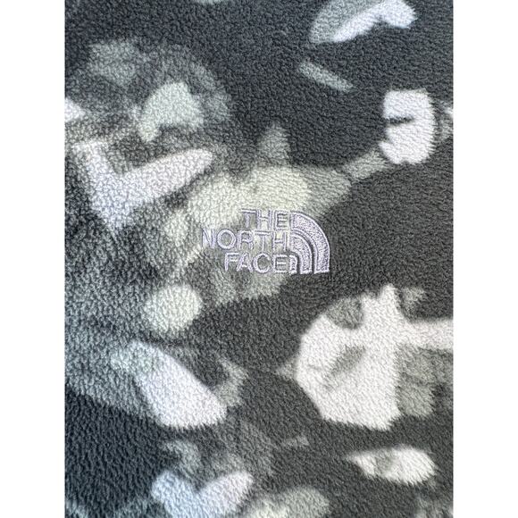 The North Face Womens Camo Black Purple Glacier Fleece Jacket Pullover XL - Picture 9 of 11